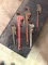 2 Ridges, 2 Craftsman, & 1 Trimo Pipe Wrenches