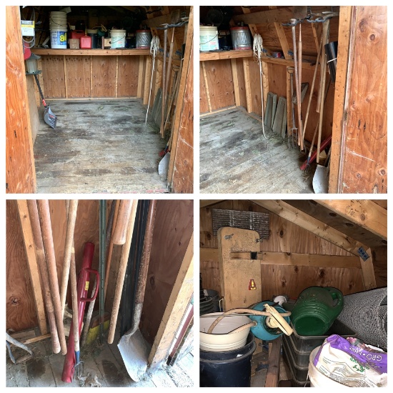 Shed Clean Out - Handles, Watering Can, Gas Cans & More