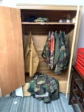 Contents of Cabinet - Hunting Jackets and More