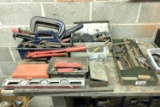 Clamps, Tools, Level, Drill Bits, End Mills and More