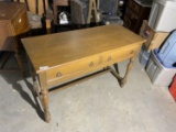 Vintage couch table with drawers