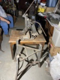 Large Antique Industrial Foot Operated cutting machine