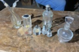 Group lot of assorted vintage glass items