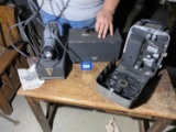 Lot of 2 vintage projectors in cases