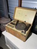 Antique Tube Record Player Radio