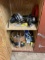 Clean out Garage Closet Shelves - Circular Saw, Tool Bucket, Senco Nailer & More