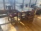 Antique Dining Table with 6 Chairs