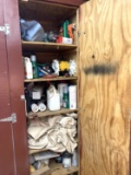 Clean out of Garage Cabinet - Sprinklers, Tarps, Sand Paper & More