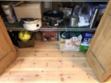 Assortment of Small Appliances and Kitchen Items