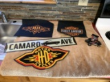 Embroider Harley Patches, Camaro Sign, Toy Car