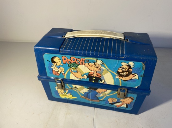 Vintage plastic lunchbox - Popeye