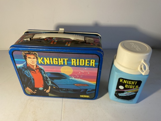 Vintage metal lunchbox - Knight Rider