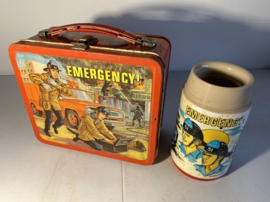 Vintage Metal Lunchbox - Emergency!