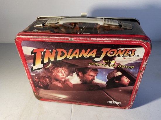 Vintage Metal Lunchbox - Indiana Jones