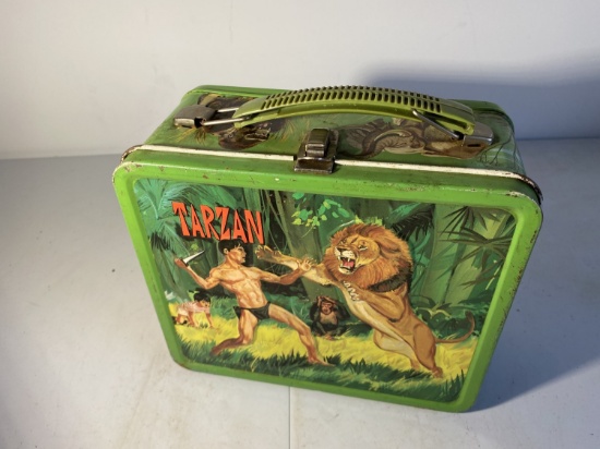 Vintage metal lunchbox - Tarzan