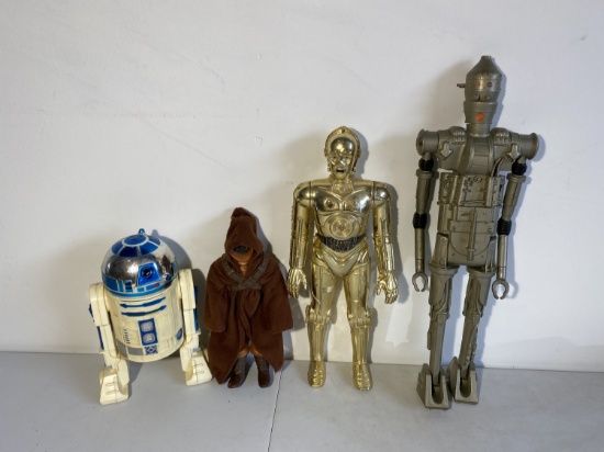Group lot of 4 vintage Star Wars toys