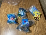 Spongebob Happy Meal toys in packaging