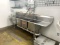 NSF Four Compartment Stainless Steel Sink