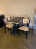 4 Person Dining Table with 4 Chairs