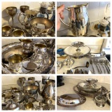 Group of Silver Plate - Including Rogers Bros Flatware 