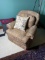 Upholstered Armchair with Pillow