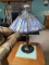 Quoizel Arts & Crafts Tiffany Style Glass Lamp