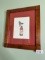 Signed and framed print - bird and Red Stripe beer