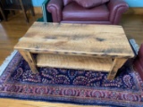 Antique heavy barnwood table