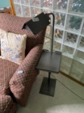 Metal Chair Side Reading Lamp with Small Platform