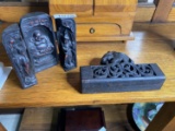 Folding Buddhist miniature shrine