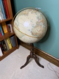 Vintage globe on stand
