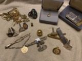 Group lot of assorted men's jewelry and more