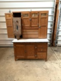 Antique Sellers Hoosier Type Cabinet