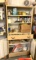 Metal Cabinet & Contents - Stains, Electrical, Hardware & More