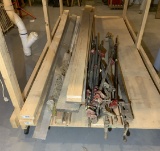 Large Pipe Clamps & Wood Boards