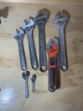 Group of Adjustable Wrenches