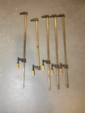 Group of Large Bar Clamps