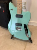 Fender Jazzmaster Electric Guitar in Turquoise