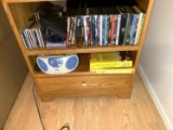 Group of DVD's Books & Phillips Radio