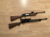 2 Air Rifles with Scopes