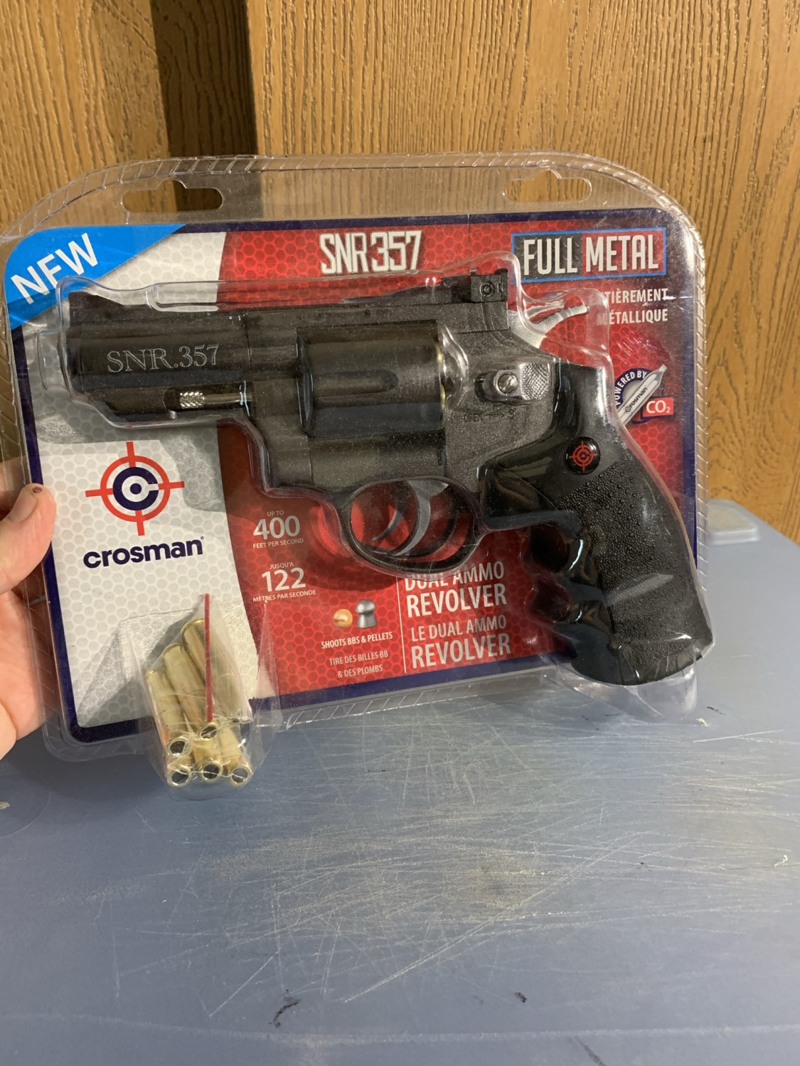 Crosman CO2 Powered, Dual Ammo Full Metal Snub Nose Air Revolver at Tractor  Supply Co.