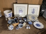 Blue & White Decorative Items