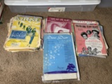 Assortment of Vintage Sheet Music