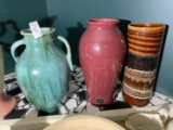 3 pieces of art pottery