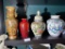 Group lot of Asian vases