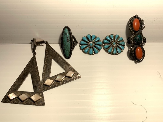 Group lot of better Native AMerican Jewelry