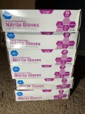 6 New Box of Nitrile Gloves