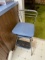 Vintage kitchen stool chair combo