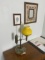 Nicer antique lamp with yellow shade