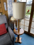 Vintage Wooden Lamp Table